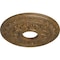 Ekena Millwork Baltimore Ceiling Medallion (Canopies up to 5 1/2"), 15 3/8"OD x 4 1/4"ID x 1 1/2"P, Rubbed Bronze CM15BARZS - alternate 3